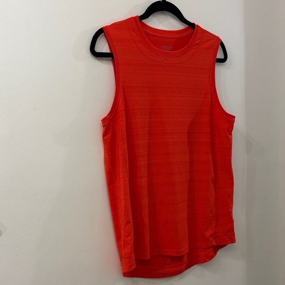 Athleta Orange Sleeveless Crew Neck Tank - medium - athletic - Picture 1 of 5